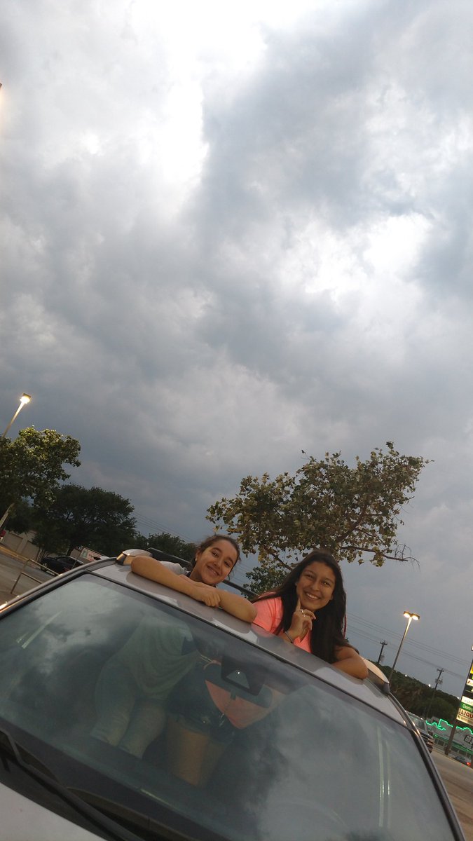Norm88's tweet photo. The storm is coming &amp; these girls r not ready to go home... https://t.co/t3g7xcfDMS