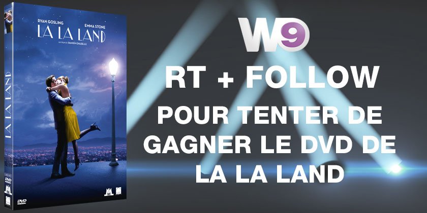 W9's tweet photo. RT + FOLLOW pour tenter de gagner le DVD de #LaLaLand ! #JeuConcours https://t.co/4jRnnU4p4H