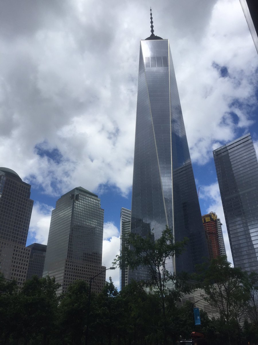 philhancock1976's tweet photo. During our holiday in NYC my Wife, 20 month old and I have been here. #quietestpartoftown #shocking #memoriesof911 #oneworldtrade #northpool https://t.co/n0mAleZTdE
