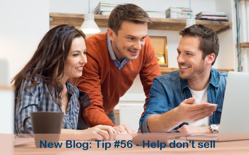 traceyleak's tweet image. New blog posted! Tip #56 - Help don't sell  ow.ly/u6xh3097zBD #101tipsforfranchise
