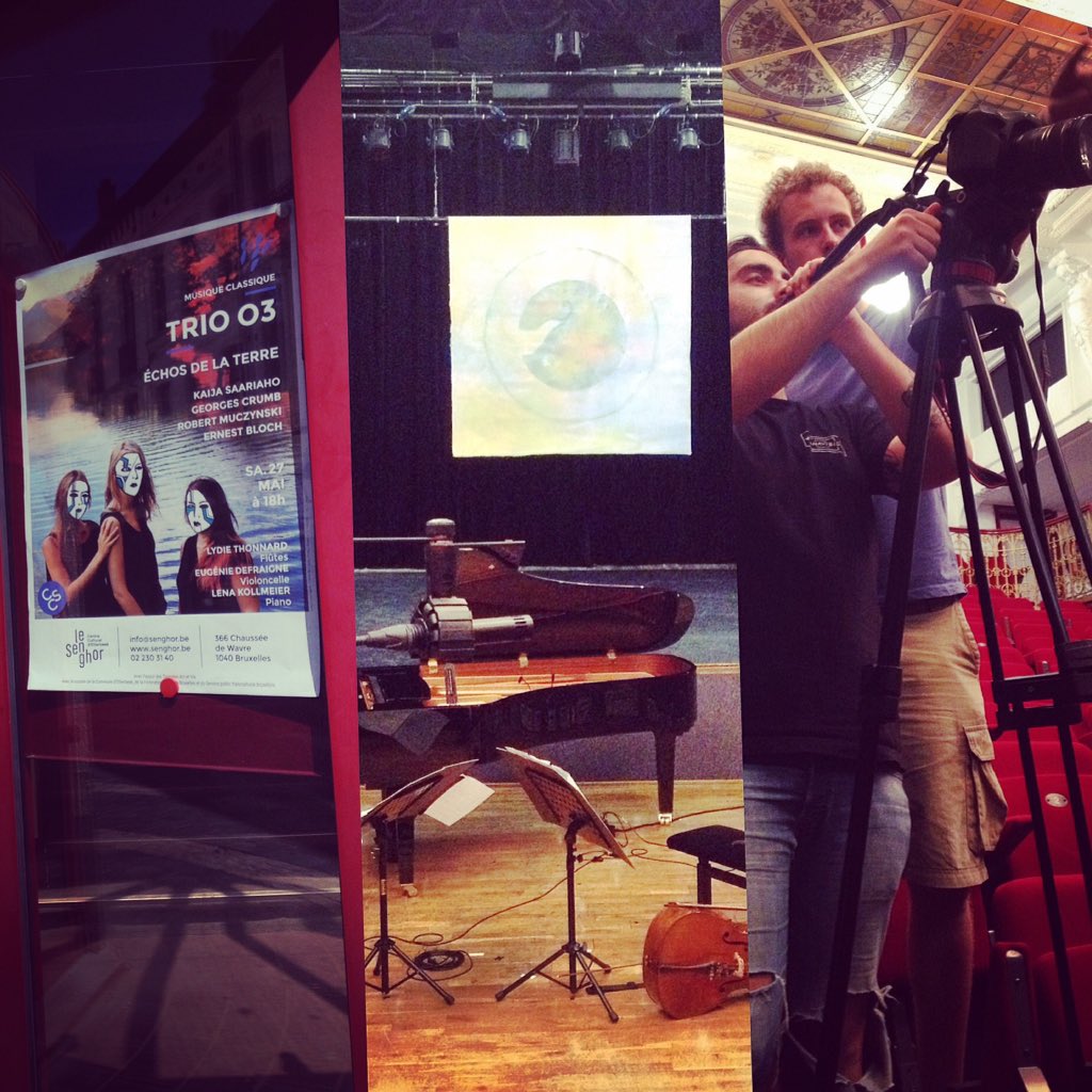 TakeOffRecord's tweet image. O3 - Audio Video Recording Session @EspaceSenghor 🌠💯 #piano #violoncello #flute #espacesenghor #etterbeek #bruxelles #brussel #brussels