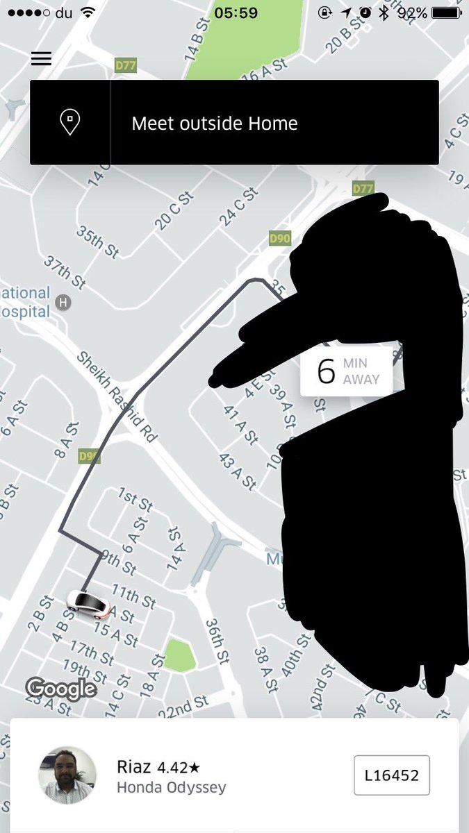 Amritbs's tweet photo. #Uber left me hanging again. Driver doesn't move, doesn't pick up the phone. Thank God for #Reliable #Careem @CareemUAE https://t.co/k7ztdnUGrj