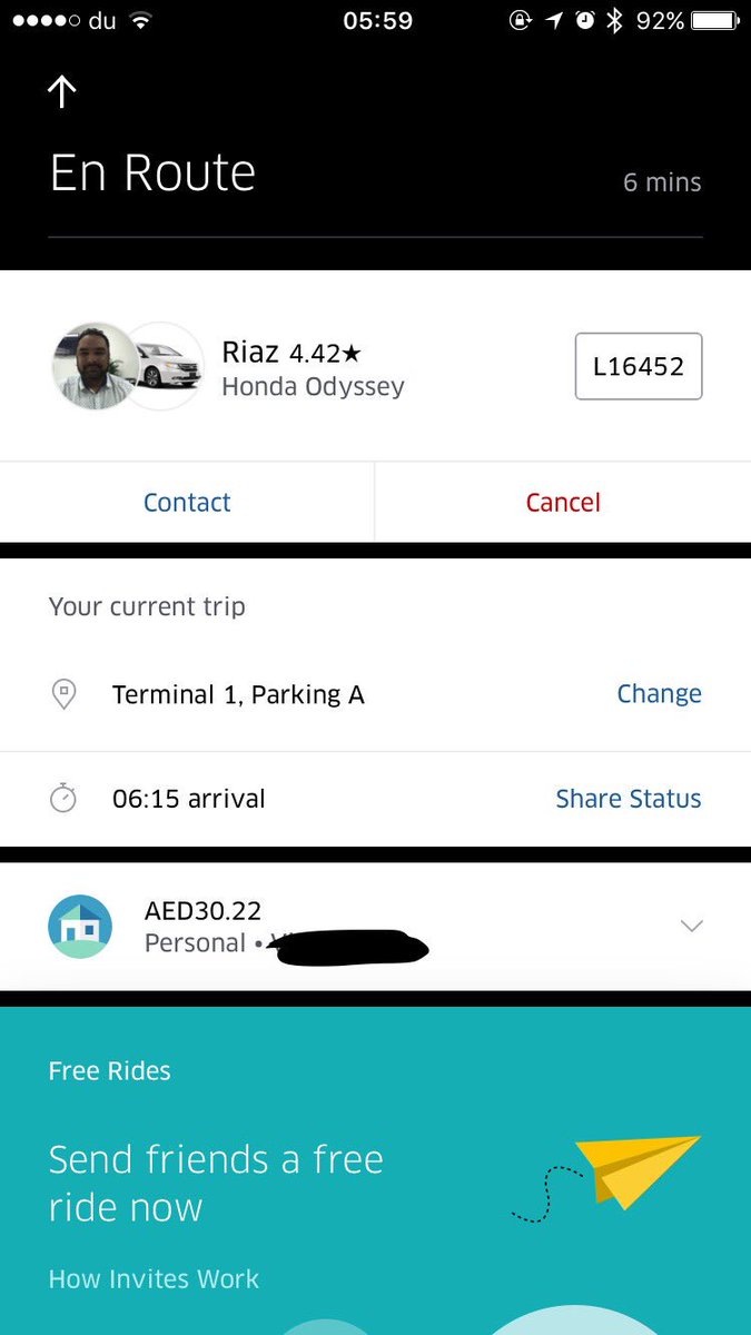Amritbs's tweet photo. #Uber left me hanging again. Driver doesn't move, doesn't pick up the phone. Thank God for #Reliable #Careem @CareemUAE https://t.co/k7ztdnUGrj