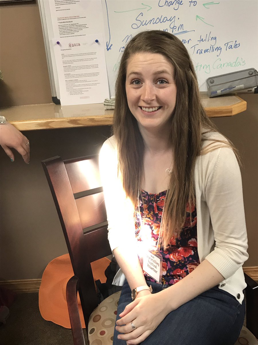 talesyeg's tweet photo. Several candidates for most valued volunteer this weekend. Very grateful to .@LindsayJessup for her time &amp;organizational skill #Storyfest17 https://t.co/drkYP6TJTv