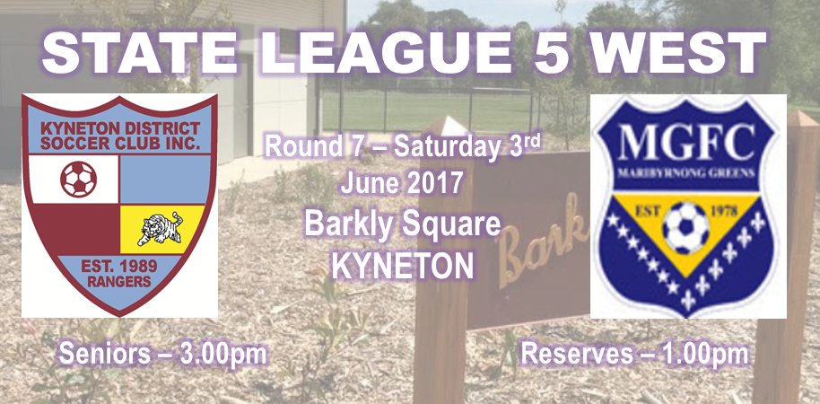 State Men take on Maribrynong Greens, the Saturday at Barkly Square. 1pm Ressies and 3pm Seniors.  Get along and support the lads @FFV365