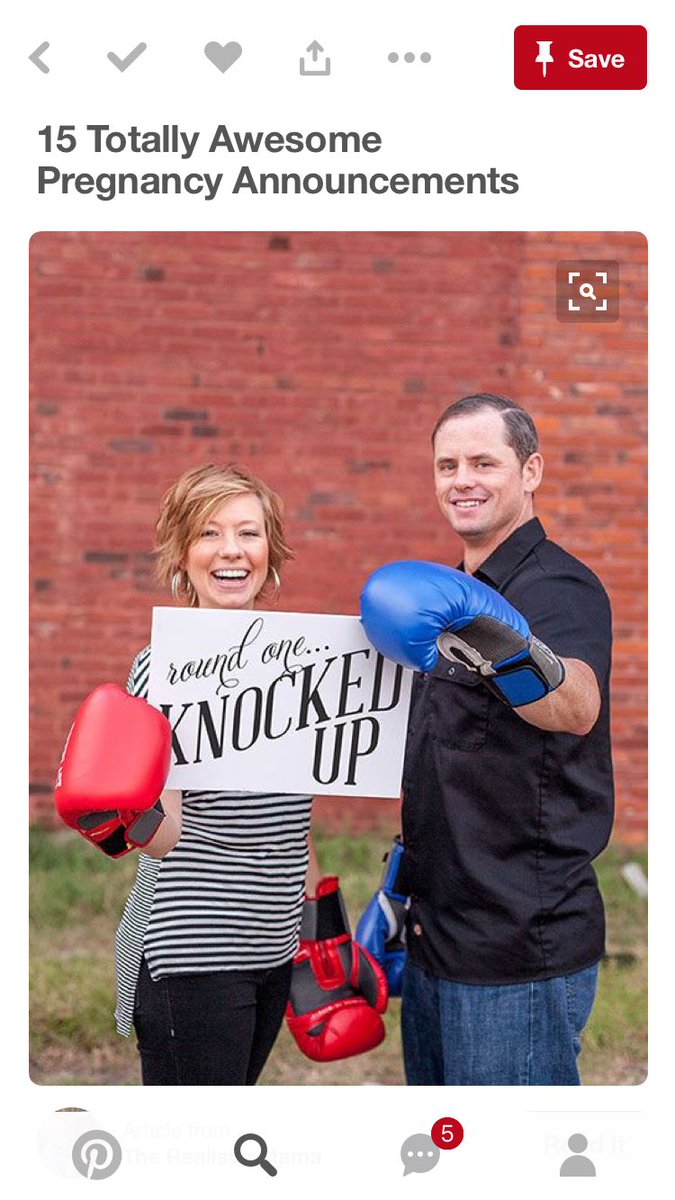 katlynekahler1's tweet image. My mother showed me this today and said that when I get pregnant this should be my announcement....ummm ok Pamela #NotABoxer 🤔