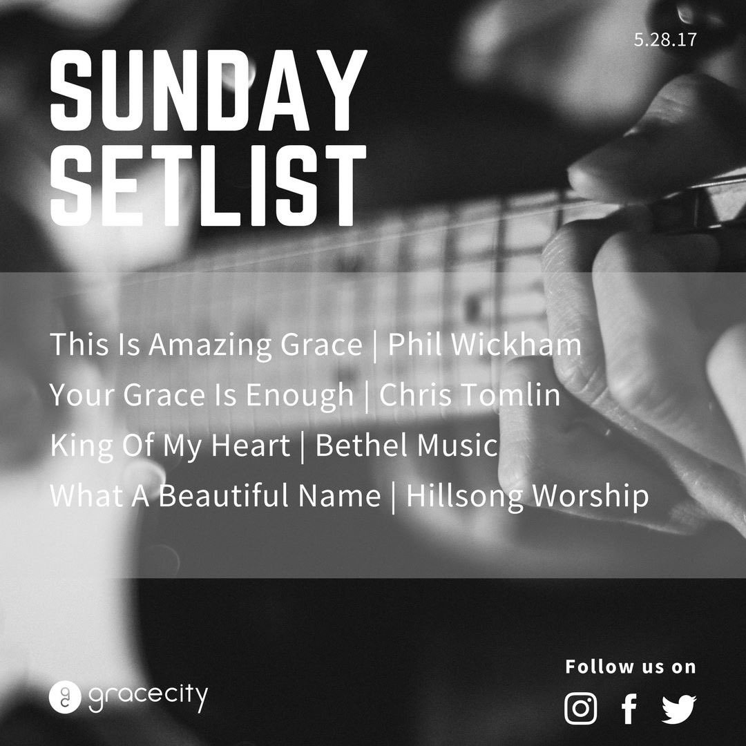Our #sundaysetlist from this morning!  We look forward to seeing you on Friday as we gather together in worship again 🙌🏼