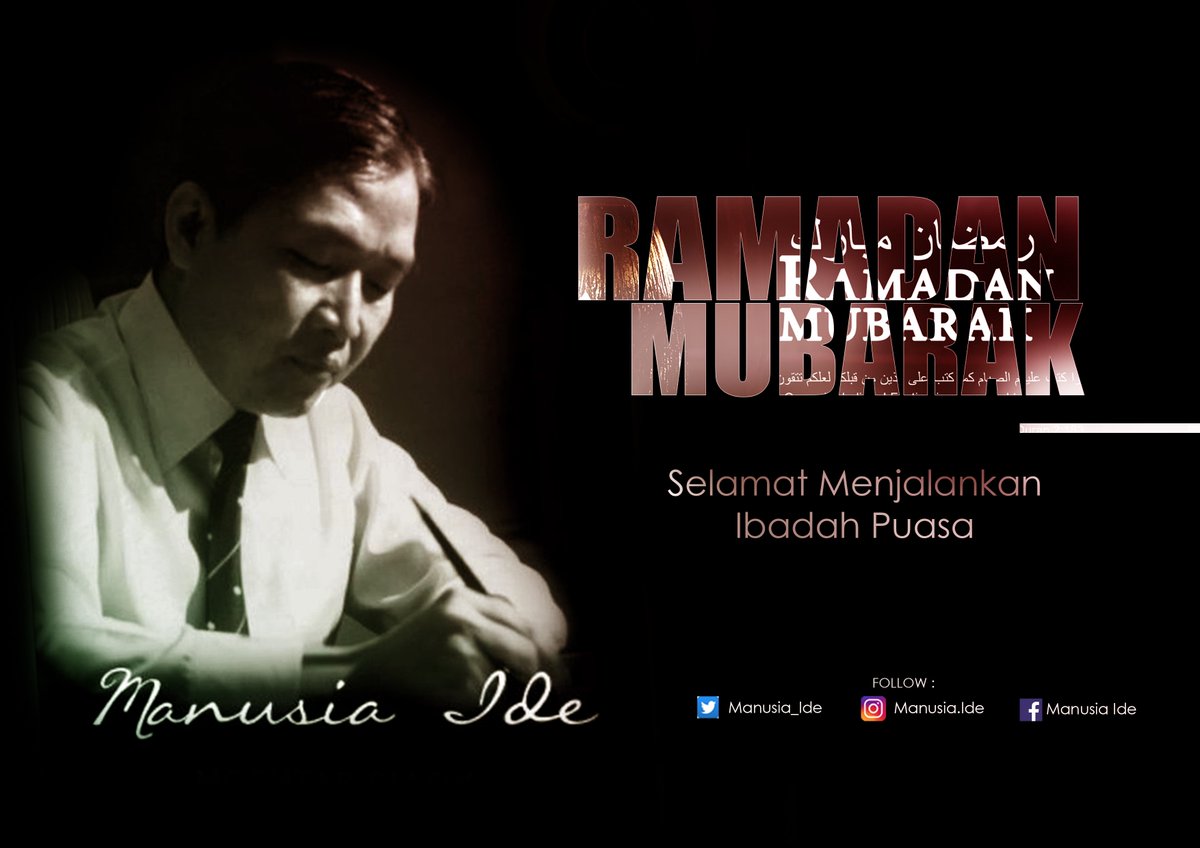 Mochtar Riady - Manusia Ide Mengucapkan: Selamat Menjalankan Ibadah Puasa bagi Umat Muslim.