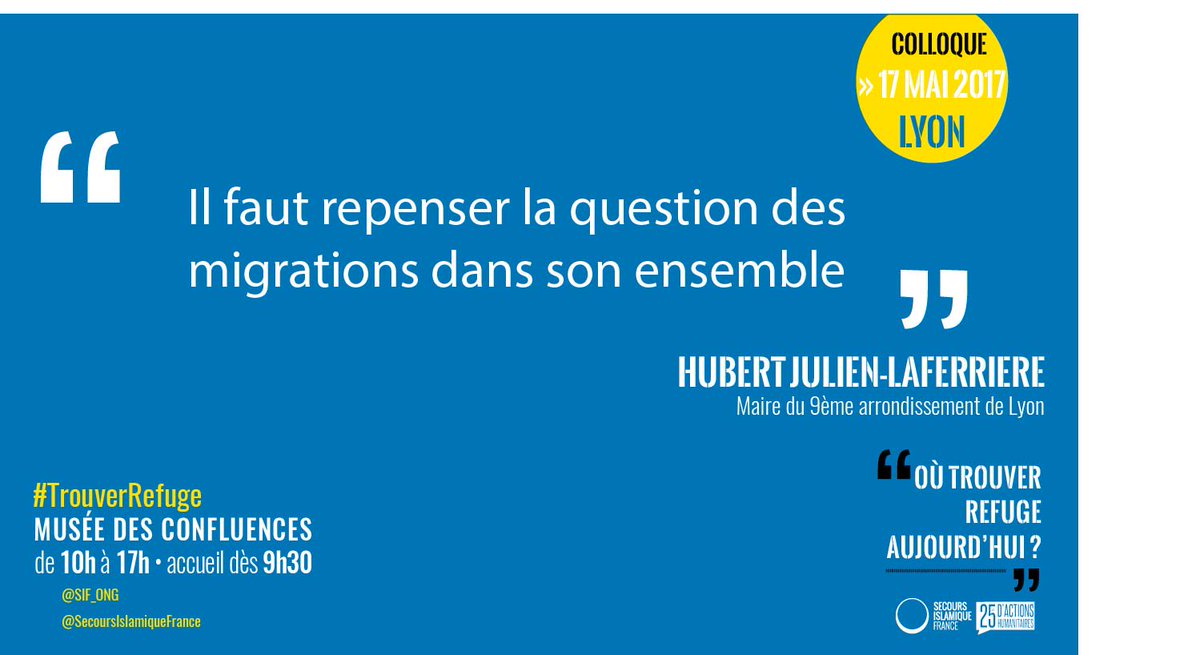 SIF_ONG's tweet image. Hubert Julien-Laferrière maire du 9ème arrdt de #Lyon 
#TrouverRefuge