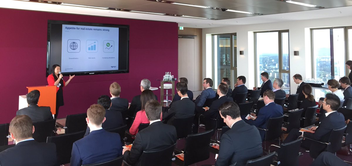 SEickermann's tweet photo. The appetite for #realestate remains strong in the #EU - Henri Vuong from @INREVresearch @ the #realestatefocus in FFM @pwc_de https://t.co/wBQKS5oed1