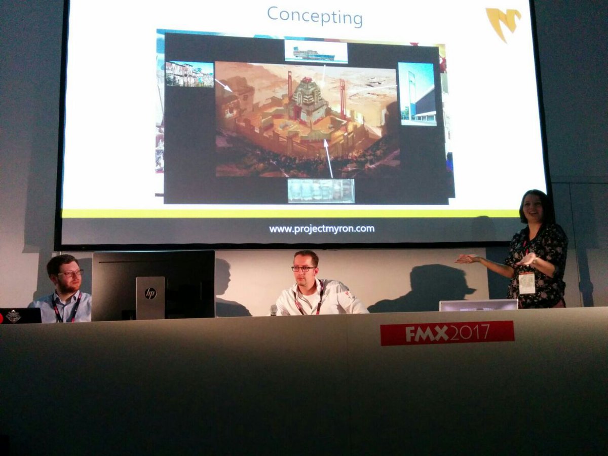 ProjectMyron's tweet image. We gave a presentation (with live demo!) at @FMX_Conference in Stuttgart. It was a huge success! #live