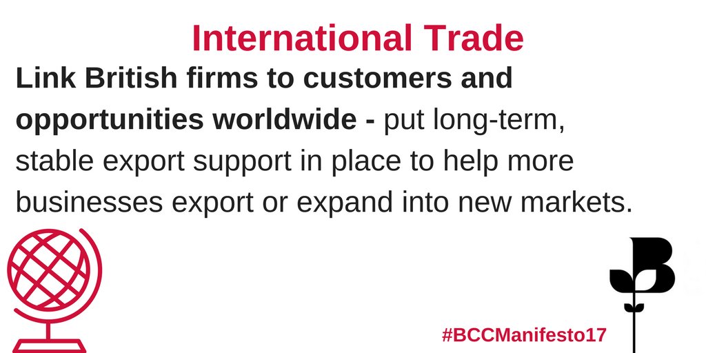 britishchambers's tweet photo. The Chamber Network is calling on the next government to support UK businesses looking to export #BCCManifesto17 https://t.co/e8l5aaunD2