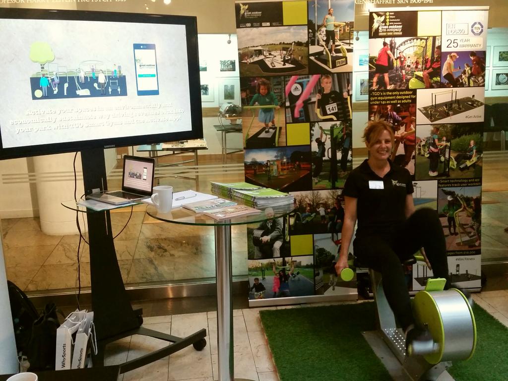 TGO_OutdoorGyms's tweet image. It's today!! #WhySportsLondon @RoySocMed - chatting to inspiring delegates, tackling inactivity @whysportsmedia