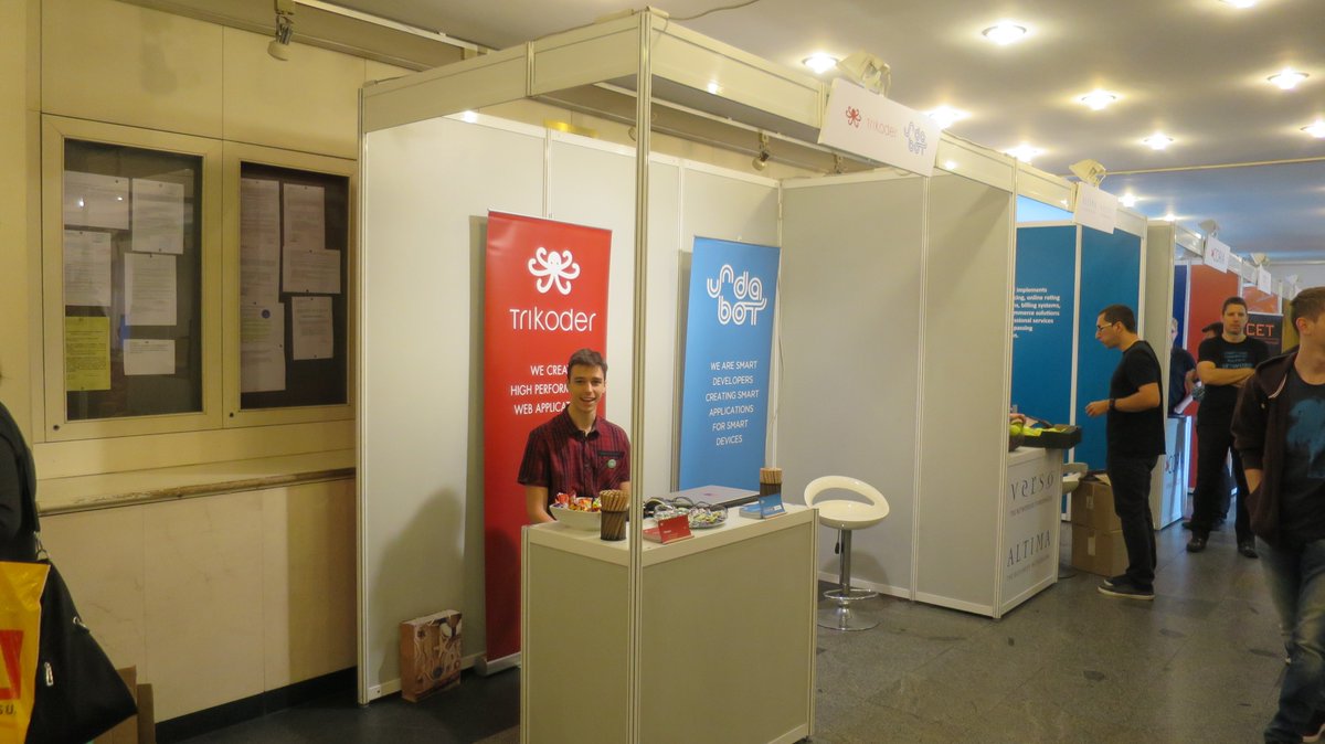 trikoder's tweet image. We&apos;re ready for @JobFair_FER! For everyone interested in web development, come check our booth and chat with us #JobFair #trikoder