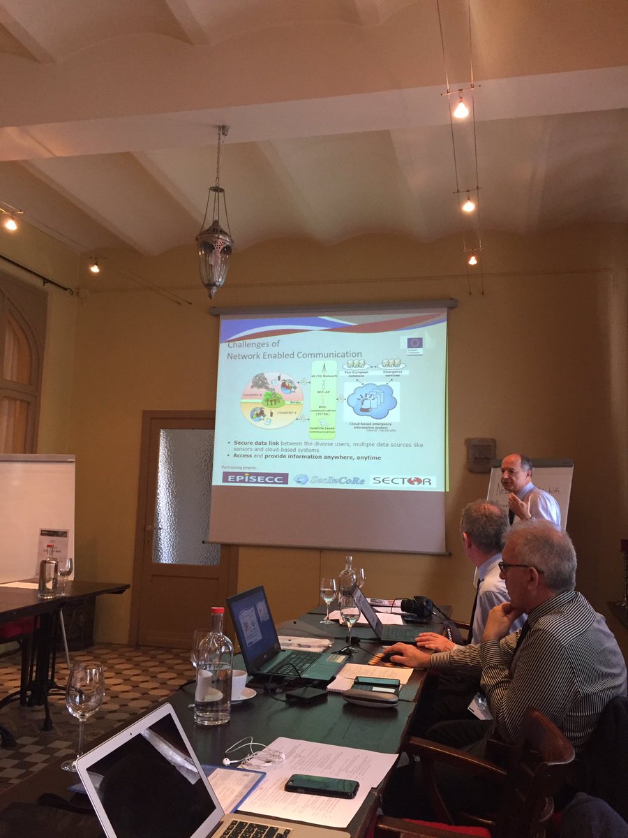 7th Community of Users - <a href="/SectorFP7/">SECTOR-eu</a> <a href="/EPISECC_FP7/">EPISECC</a> <a href="/FP7_SecInCoRe/">FP7 SecInCoRe</a>  #CIS #crisismanagement Common vision on the Network Enabled Communications