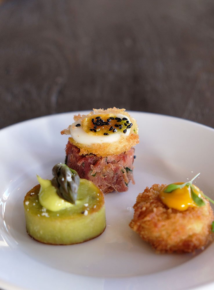 Enjoy a 6 course tasting menu on Friday and Saturday evenings for £60 per person. The usual menu is also available. Book now: 01288 389800.