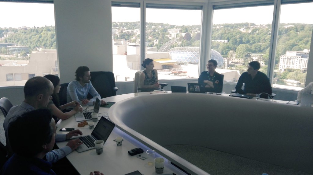 SO_digital's tweet photo. Ce matin @SoLocalGroup @MicheleBrual  reçoit les start-up du Booster #sodigital pour discuter #marketing &amp; #expertises @Ville_BoulogneB https://t.co/6xN118B5mV