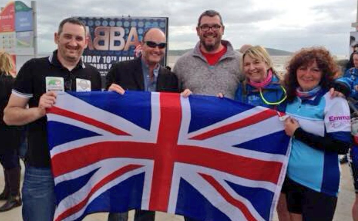 ChallengerWSM's tweet photo. Where does the time go? Anniversary epic moment as Fern Britton &amp; her inspiring Team cycle Britain #End2End 👏🚴@Fern_Britton https://t.co/kI6zq6Hp03