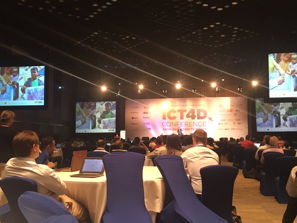 kwamigh's tweet photo. #ICT4D2017 day 3 is live @ICT4DConference #data4d #ICT #india #Hyderabad #innovation to #impact #social #future @Shadrocker @penplusbytes https://t.co/g7SxwkRHgC