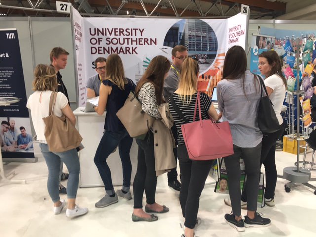 #SDU was at the Master fair in Nurnberg this month. #universityofsoutherndenmark