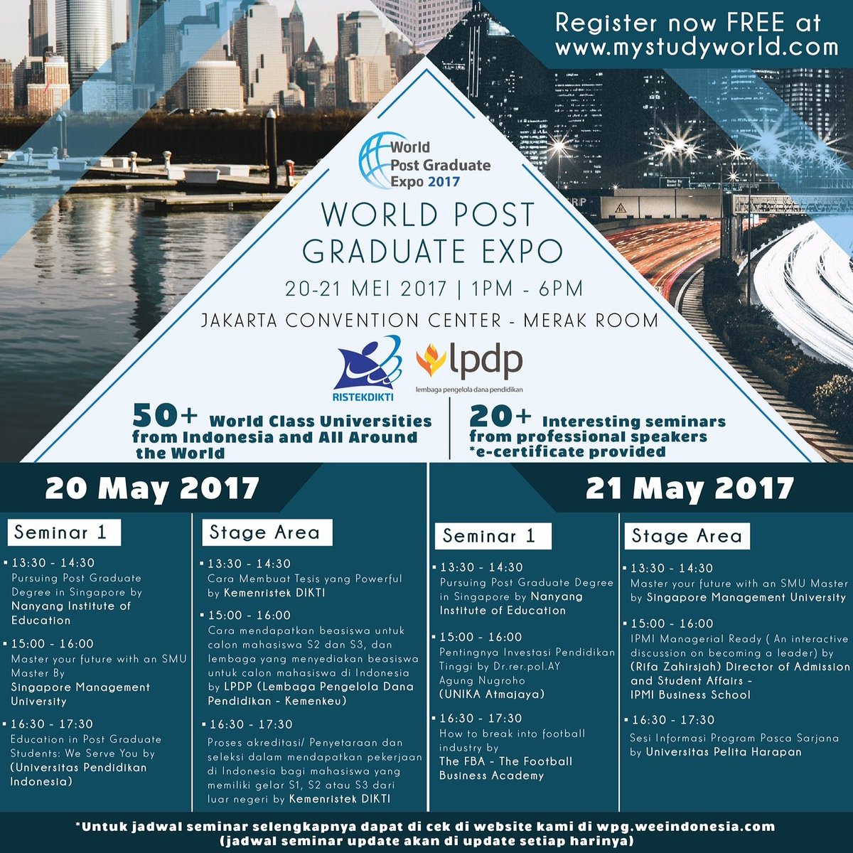 #postgraduate #postgrad #pascasarjana #beasiswa2017 #pameranpendidikaninternasional #pameranpendidikan #scholarship #infobeasiswa