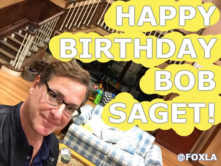 Happy birthday, Bob Saget ! The stand-up comedian and \"Full House\" actor turns 61 today 