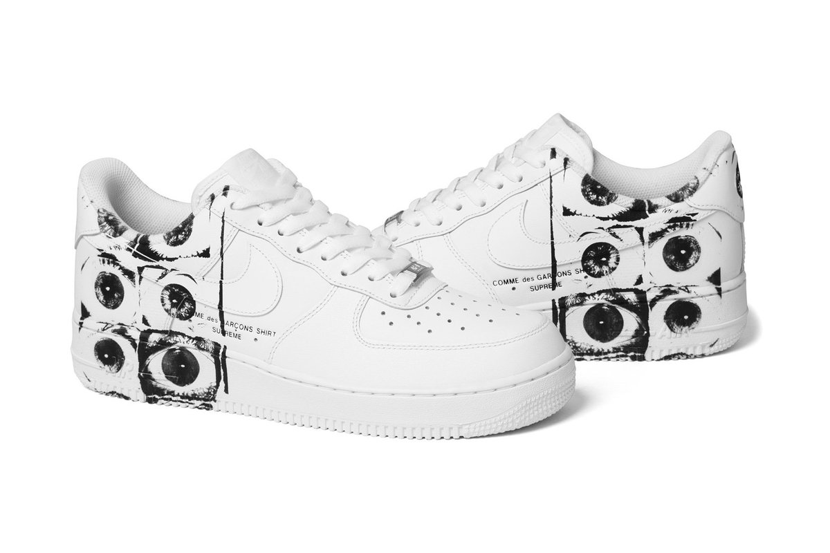 awesomesneaker7's tweet image. Supreme x COMME des GARÇONS SHIRT x Nike Air Force 1 Low.
They will be available online only on May 18
Grab it here bit.ly/awesomesneakers