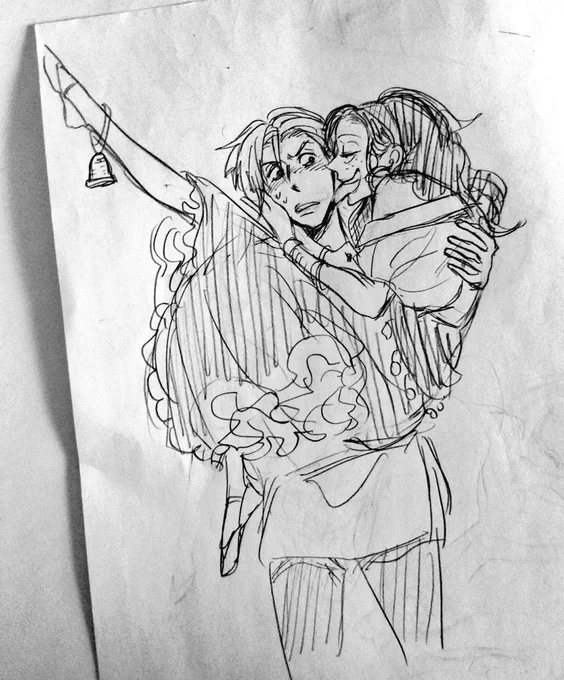 ノートルダムの鐘

……と言っていいものか😓
一枚目に至っては只のコスプレ……
でも描いてみてわかった

ベルトルトはあの髪型が一番似合う 