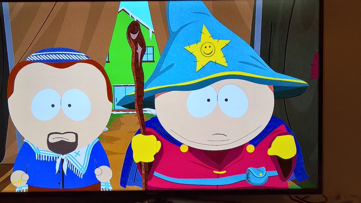NotTodayBrain's tweet photo. When your games frozen and you have Cartman staring into your Bawlz... I mean soul... Yeah.. Soul #SouthPark #stickoftruth #XboxOne https://t.co/bSzGRwFOZL