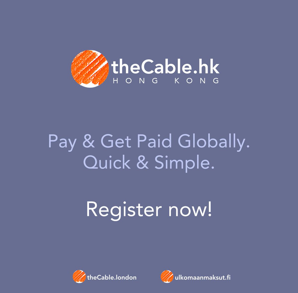 😎🎩💲🌍 Have business in Hong Kong? Do business in Europe? Here's a great way to move money! 😎🎩💲🌍