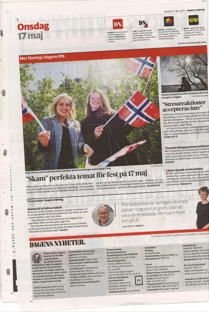 Kraftbyran's tweet photo. Idag är vi så himla stolta, glada och taggade! Jättekul att DN Sthlm ville skriva om vår SKAM-kväll på Huset i Huddinge! https://t.co/XTkbWPmAhs
