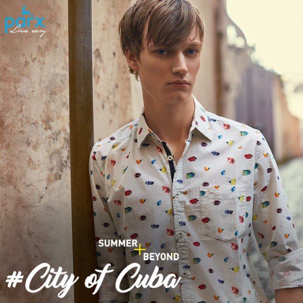 parxindia's tweet photo. Take a peak into the #CityOfCuba with the SS'17 shirts inspired from the colors of Cuban landscape! #SummerPlusBeyond https://t.co/jtCRKYnU55