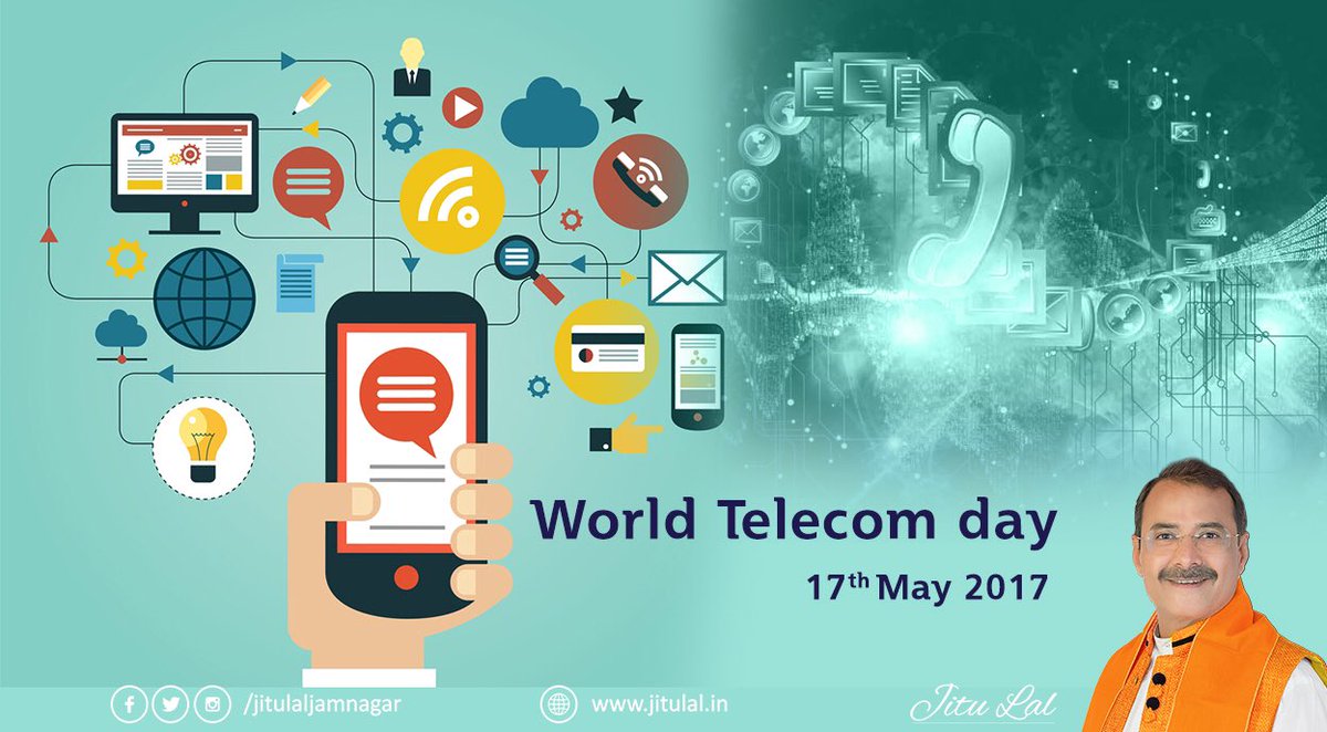 Jitulaljamnagar's tweet photo. Celebrating #worldtelecommunicationday with the aim of acknowledging people with #BigDataBigImpact #WorldInformationSocietyDay @rsprasad https://t.co/lURkR3m2KF