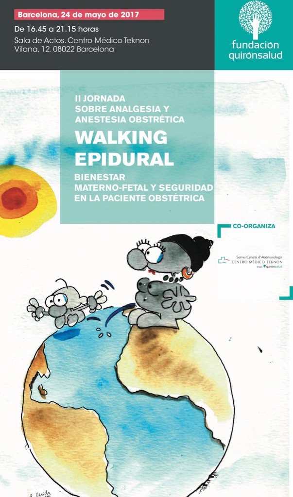 AnestaliaCMT's tweet image. Ya sólo falta una semana para #anestesiaobstétrica en @Clinica_Teknon #DrPérez #escalfandomotores #Walkingepidural