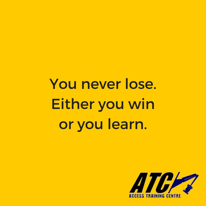 AccessTrainingC's tweet image. Even when you're not winning, you're learning.

accesstrainingcentre.com.au

#atcquotes #qotd