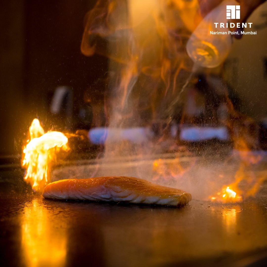 brianlobo21's tweet photo. Teppanyaki Experience at India Jones @TridentMumbai @TridentHotels #TridentExperiences https://t.co/QmKAr54SYj