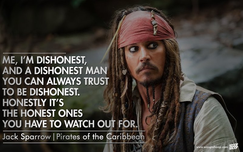 ScoopWhoop on Twitter: "Aah, such honesty! #JackSparrow # ...