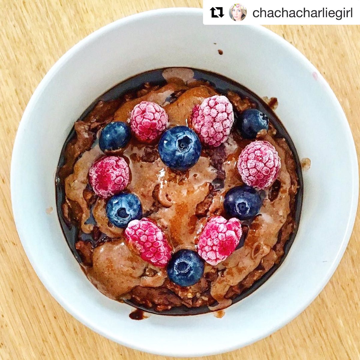 nutblend's tweet photo. Taking inspiration from this gorgeous, energising #chocolate #porridge for #breakfast, lathered in #nutblend #nutbutter - have you tried it? https://t.co/7kPYjIEUVL