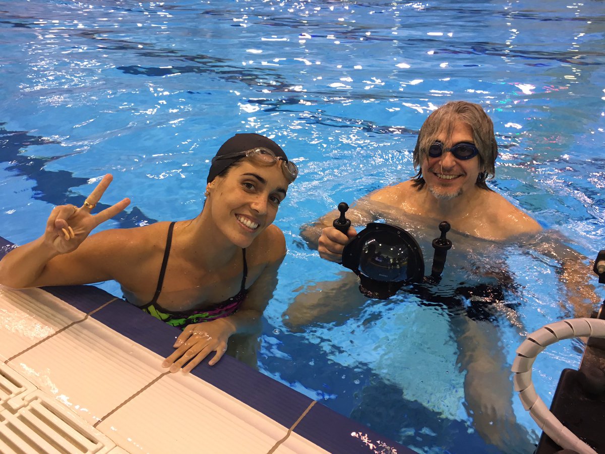 MYMediaLtd's tweet photo. We had a fantastic day filming Synchronised Swimmer @onacarbonell at the @CARSantCugat , Spain for the @fina1908 Aquatics World Show! https://t.co/pSNB6WTZpr