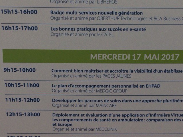 MedgicNet's tweet photo. Notre conférence sur le "projet d'accompagnement personnalisé" a lieu ce matin, agora e-santé, 10h15-11h. #MedgicNet
#PHW17 https://t.co/waCpBqYtMQ