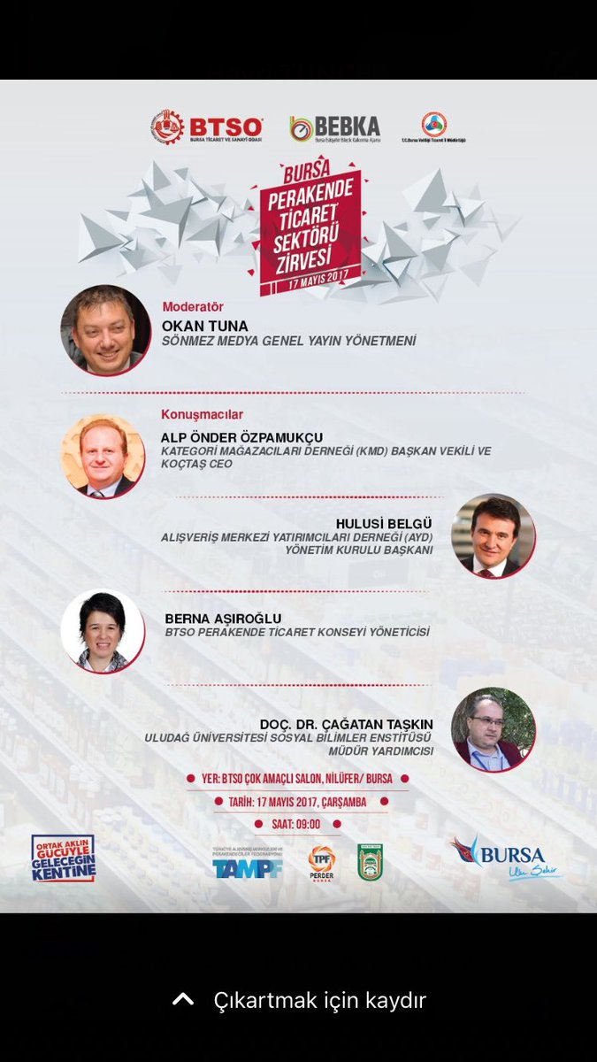 Perakende Zirvesi Nerede, biz oradayız..@ucgetr <a href="/ucgeelektronik/">ÜÇGE Elektronik A.Ş.</a> @ucgedrs <a href="/perakendeorg/">perakendeorg</a> @eurometall <a href="/tpfcomtr/">TPF</a> <a href="/tampf/">TAMPF</a> <a href="/BursaTSO/">BTSO</a> <a href="/TCBEBKA/">BEBKA</a>