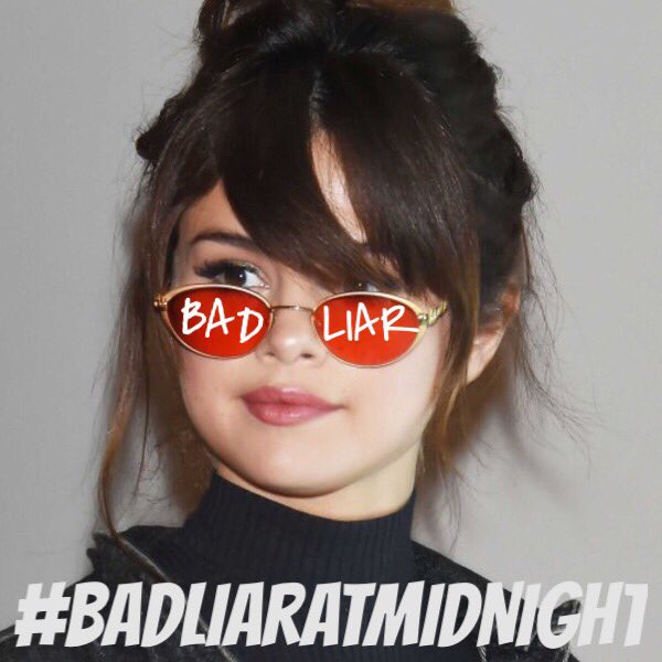 SelOnTheBrain's tweet photo. TODAY!!!!! 💋💄 #BadLiarAtMidnight https://t.co/r2Ns0DzSHc
