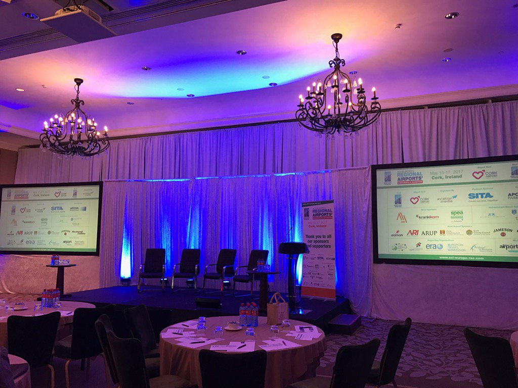 All set to go at the ACI Regional Conference in Cork. <a href="/CorkAirport/">Cork Airport</a> <a href="/VisitCork_ie/">VisitCork</a> <a href="/ACI_EUROPE/">ACI EUROPE</a> #RACE2017