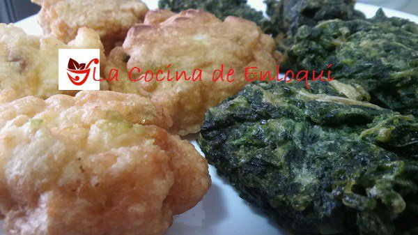 Buñuelos de acelgas y buñuelos de bacalao blgs.co/4078DN