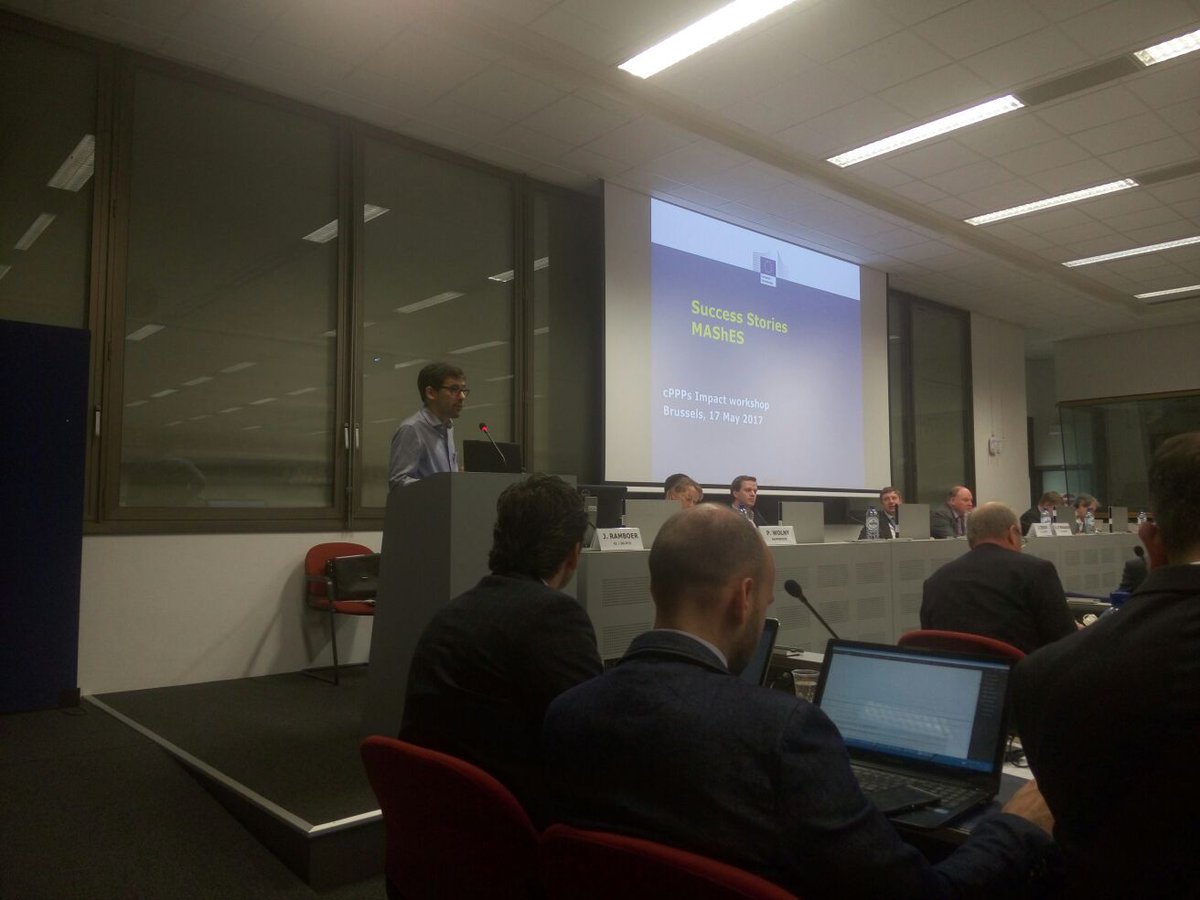 MAShES_Project's tweet photo. @MAShES_Project Proud to have been featured as a success story in the EC PPPs impact workshop @EFFRA_Live #fof_eu #H2020 https://t.co/0XWgVZx1Ik