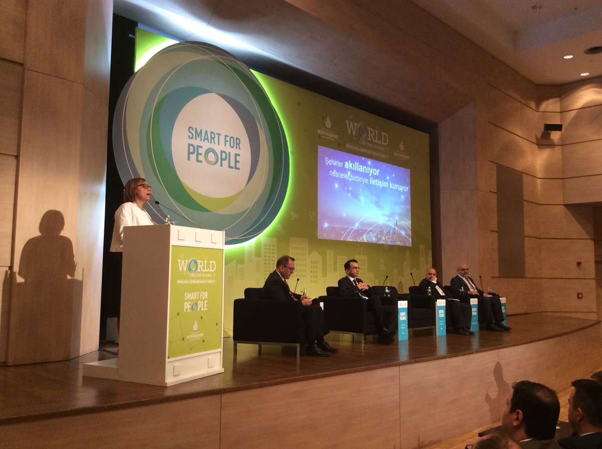 worldcitiesexpo's tweet photo. IBM Türkiye Genel Müdürü Defne Tozan, "Siber Güvenlik" oturumunda sunumunu gerçekleştiriyor. #IBM #SmartForPeople https://t.co/6kt0mVF1GM