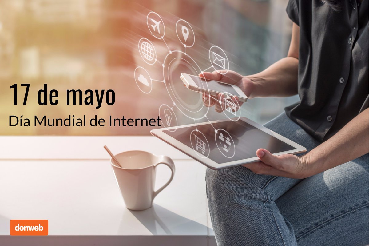 DonWebOficial's tweet photo. ¡Feliz #DíaDeInternet! 🎉🎊🎈Imaginemos, ¿hoy podríamos volver a la era pre-internet? #NadaEsIgualDesdeSuExistencia https://t.co/ZG2ODt2wco