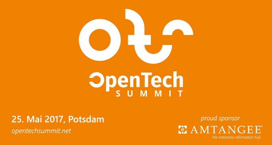 Bald, ihr Techies, wird's was geben: Wir freuen uns auf den #OpenTechSummit im <a href="/freilandpotsdam/">freiLand Potsdam</a> am 25. Mai! bit.ly/2qw2jhf <a href="/opntec/">Open Technologies</a>