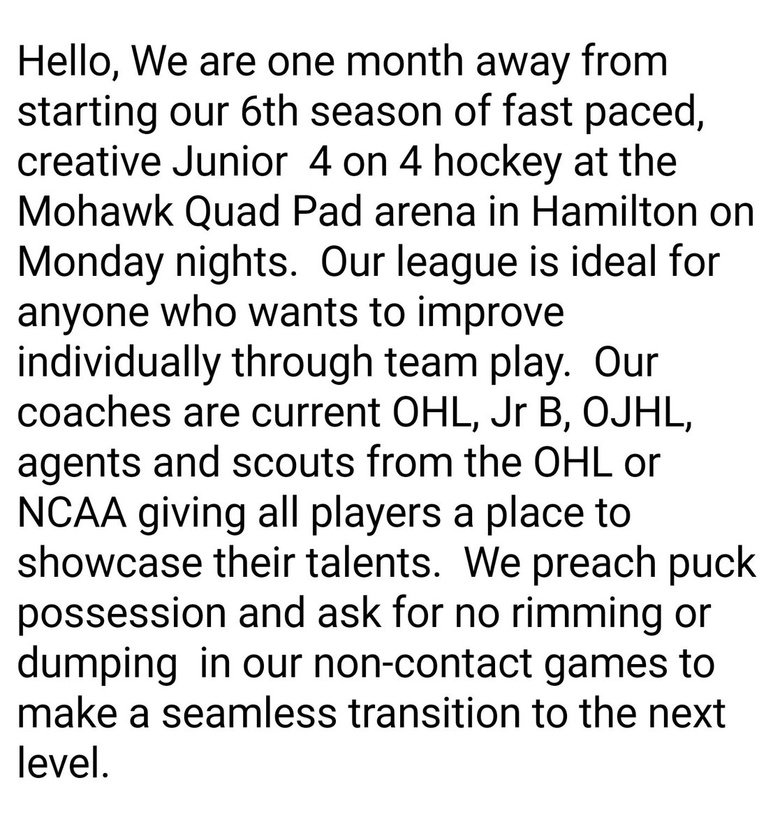 DevelopAthletes's tweet image. Attn: minor hockey orgs &amp;amp; coaches. This was given to me today. It says: NO DUMPING OR RIMMING. PUCK POSSESSION to play JR &amp;amp; above #Devpt