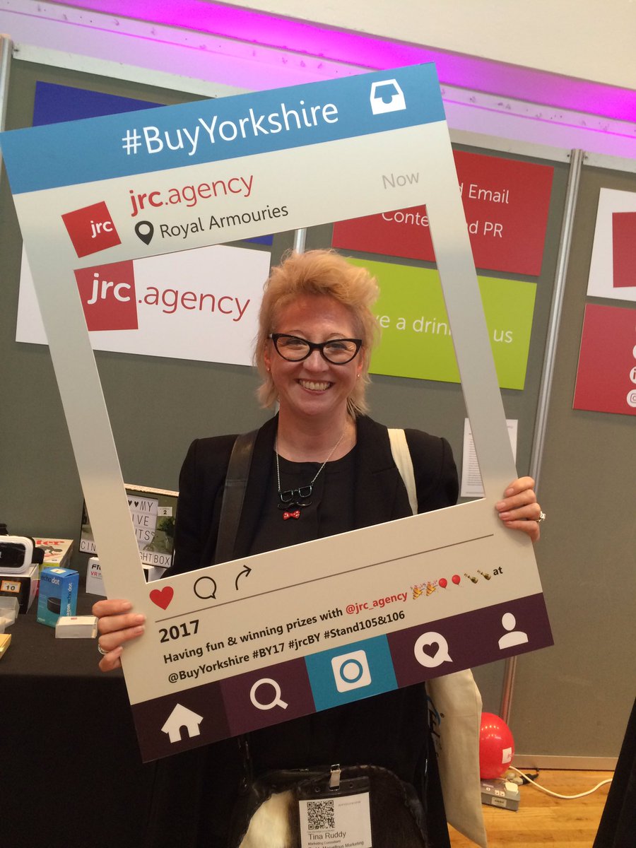 corpandcomm's tweet photo. Thanks to Holly @jrc_agency for the hospitality & advice. Pop to see them @BuyYorkshire #stand105&106 https://t.co/Mi533yTRIe